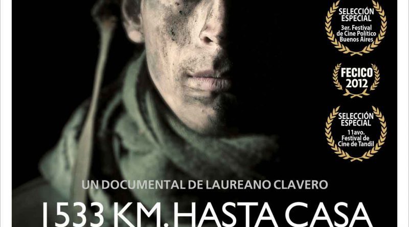 Cartel 1533 kM hasta casa