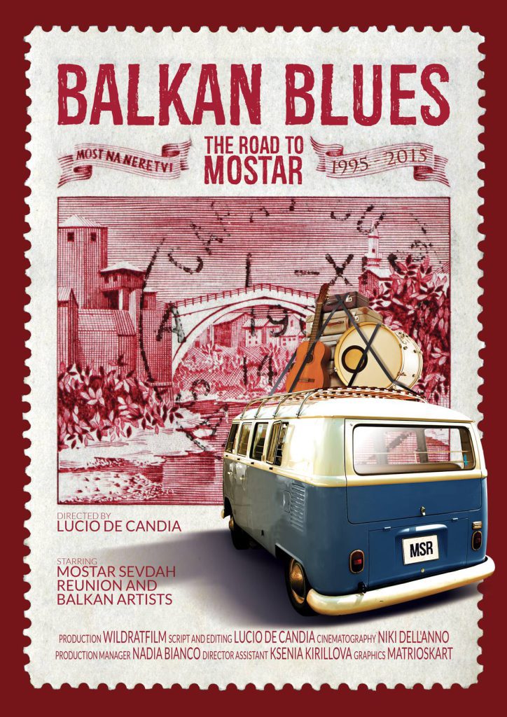 Cartel de la película Balkan Blues galardonada en el III FICNOVA 2016