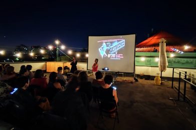 Proyección en La Casona - Sede FICNOVA Santiago