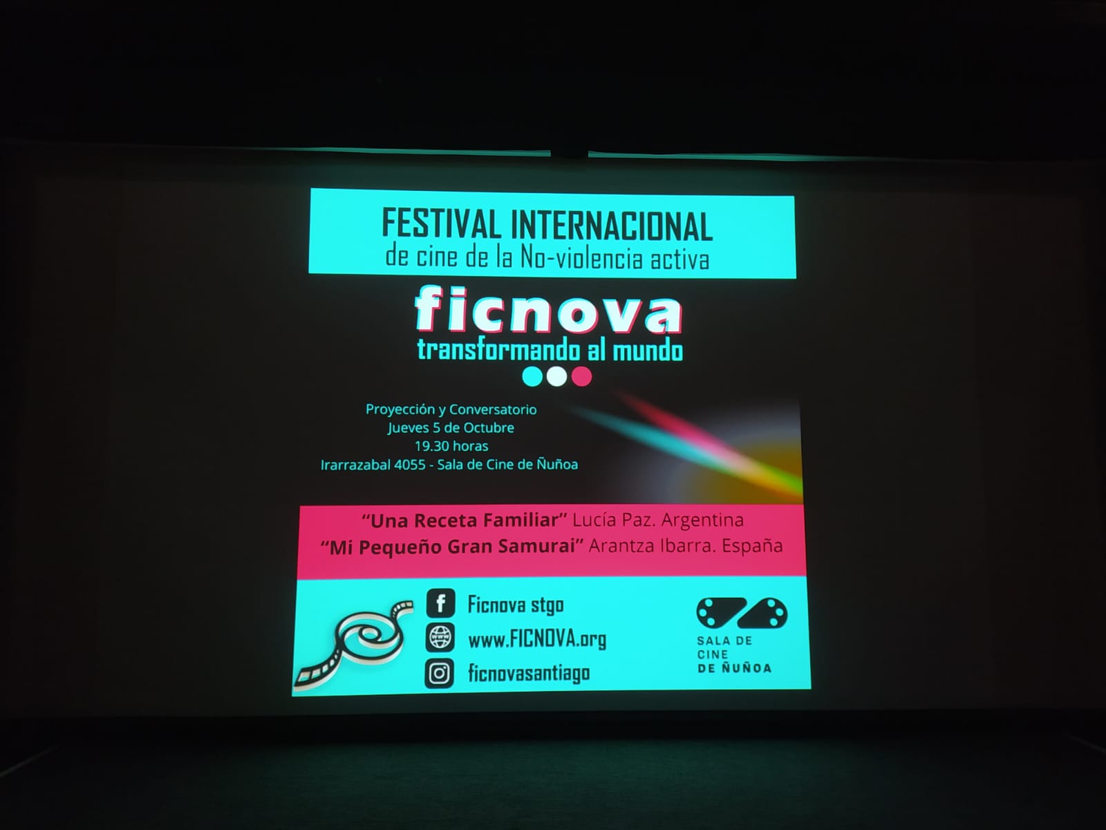 Cartel Cine Ñuñoa FICNOVA 04