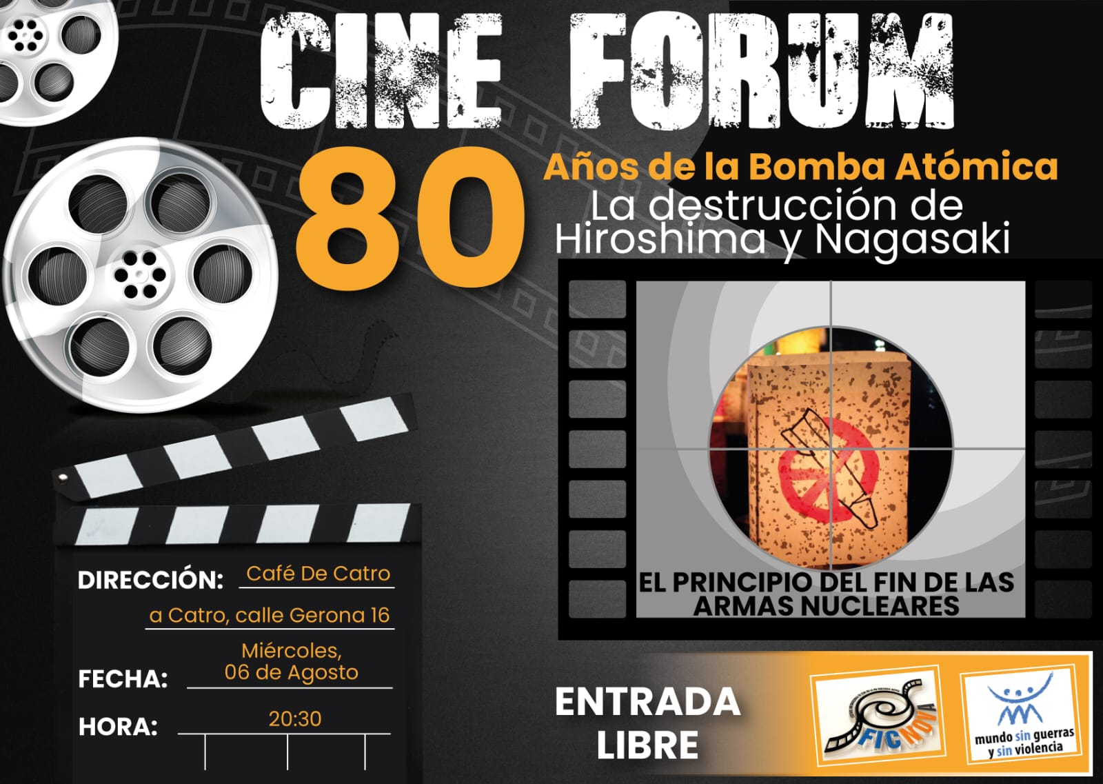 Cineforum 80 años Hiroshima y Nagasaki