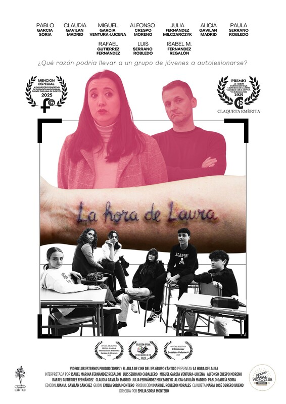 Cartel LA HORA DE LAURA