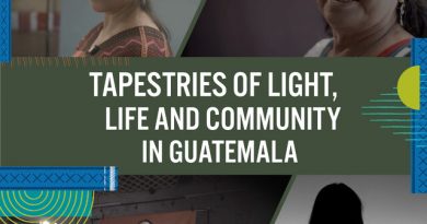 Cartel tejidos de luz