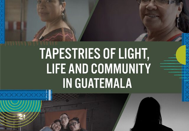 Cartel tejidos de luz