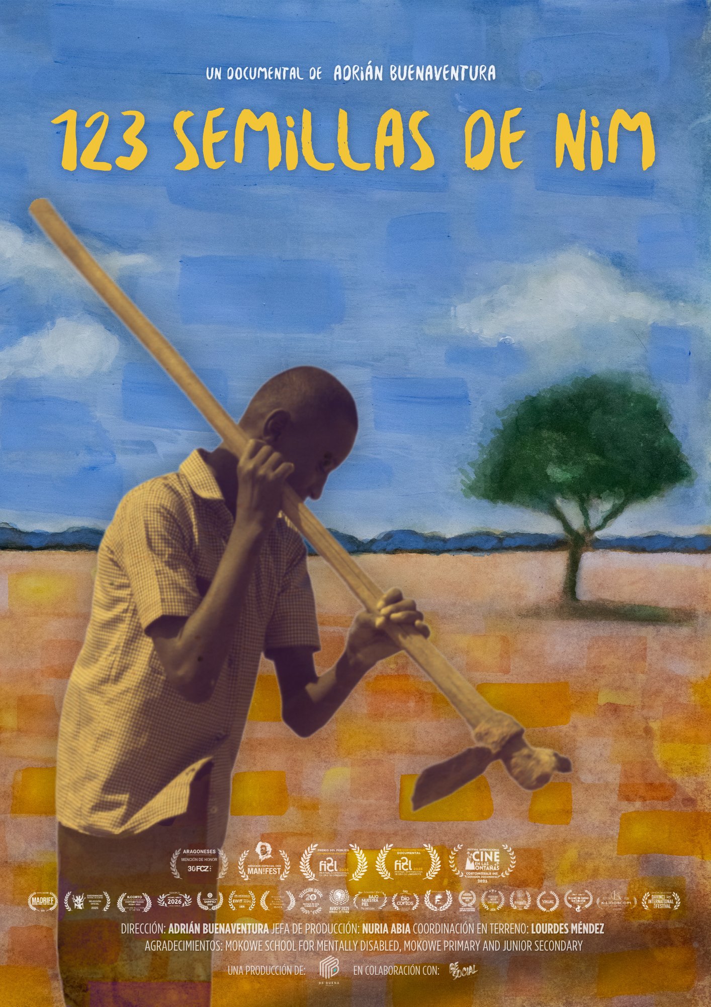 Cartel 123 semillas de nim